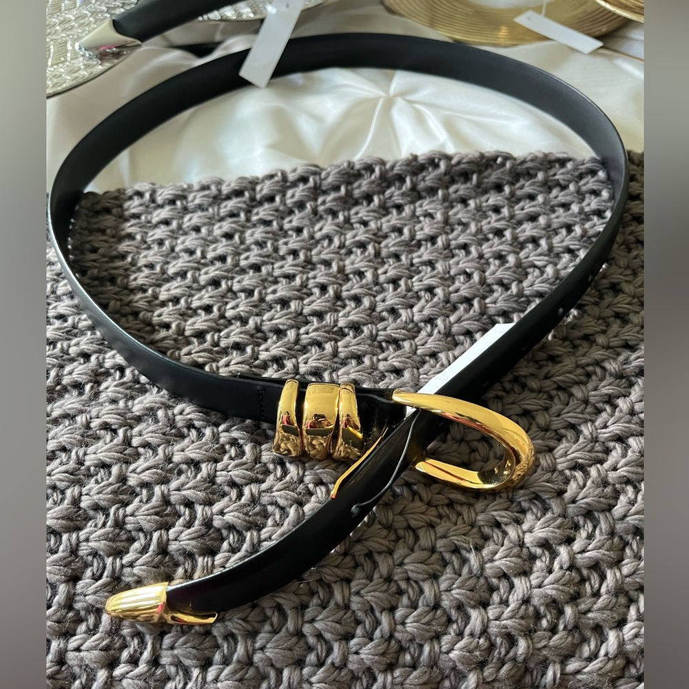 NWT Madewell Triple Metal Keeper Belt - Picture 6 of 10